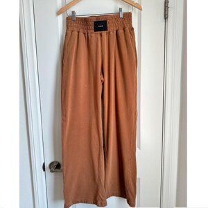 Talentless Women Wide Leg Boxing Pants in Burnt Orange, Size Medium